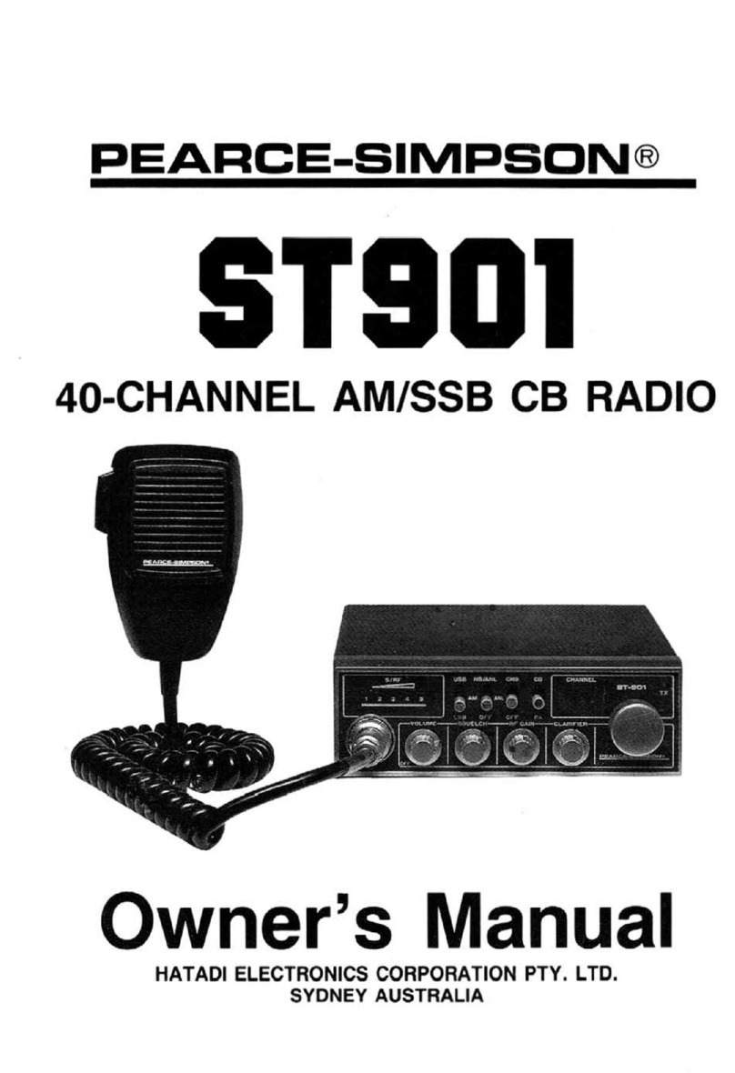 Pearce Simpson ST901 owner's manual