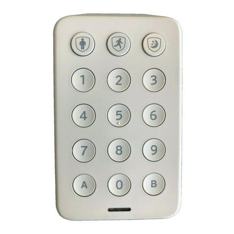 Comcast Security Keypad quick start guide