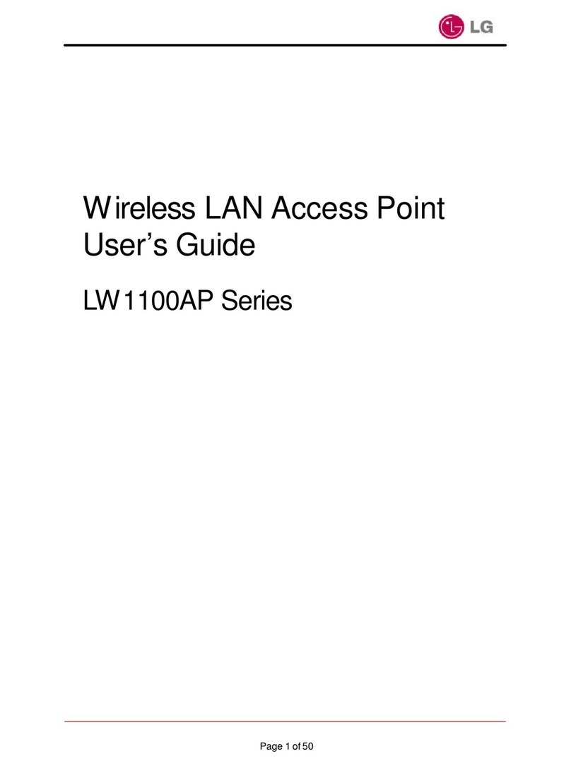 LG LW1100AP Series User manual