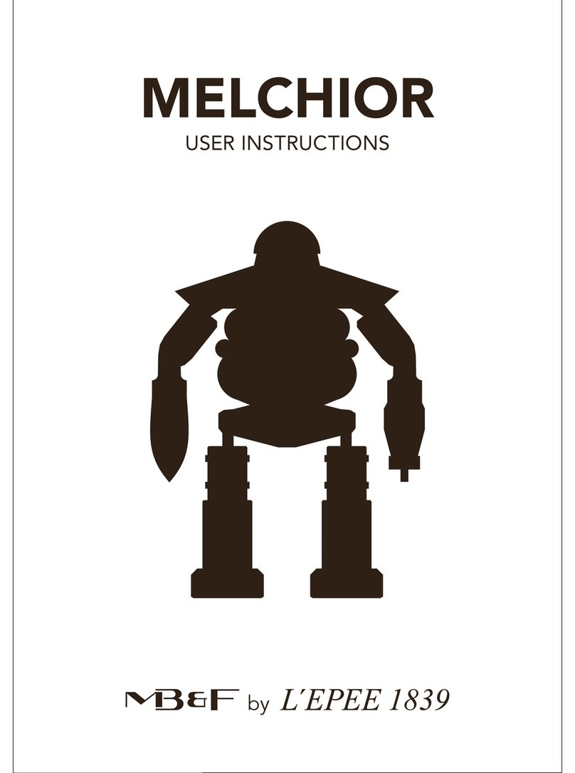 L’EPEE 1839 MELCHIOR User instructions