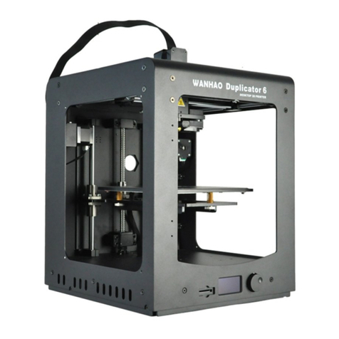 WANHAO MARK II Duplicator 6 Plus user manual