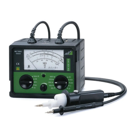 Gossen MetraWatt METRISO 1000A User manual