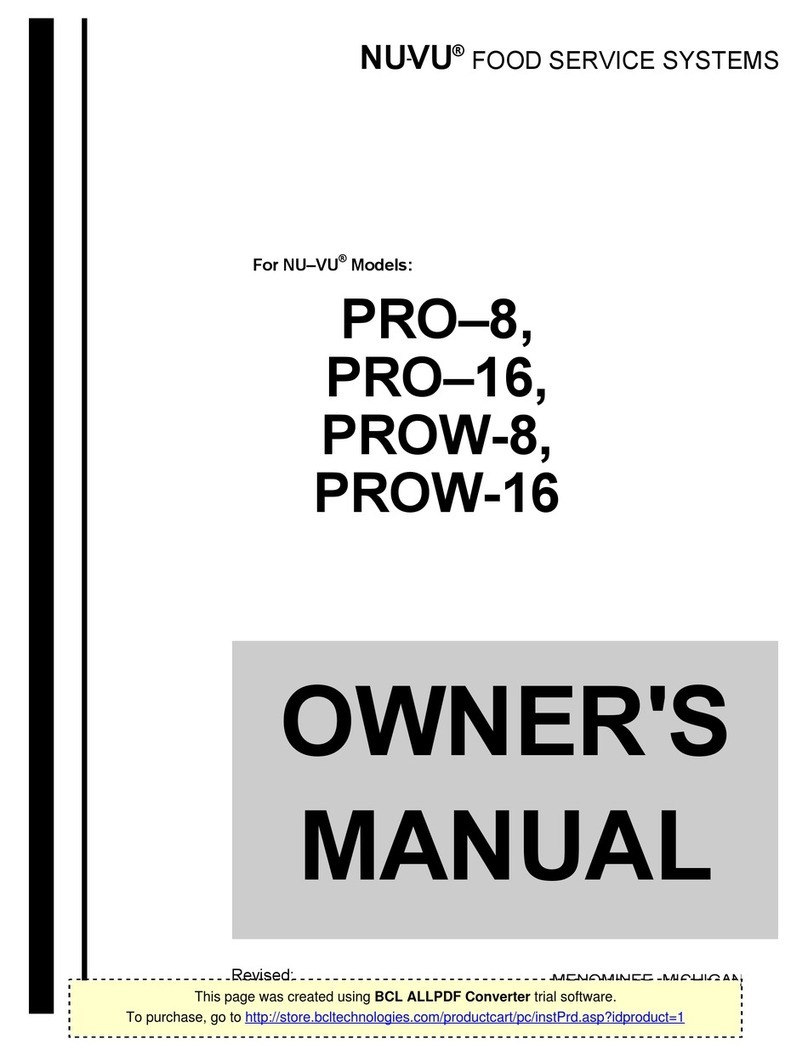 NUVU Pro-8 User manual