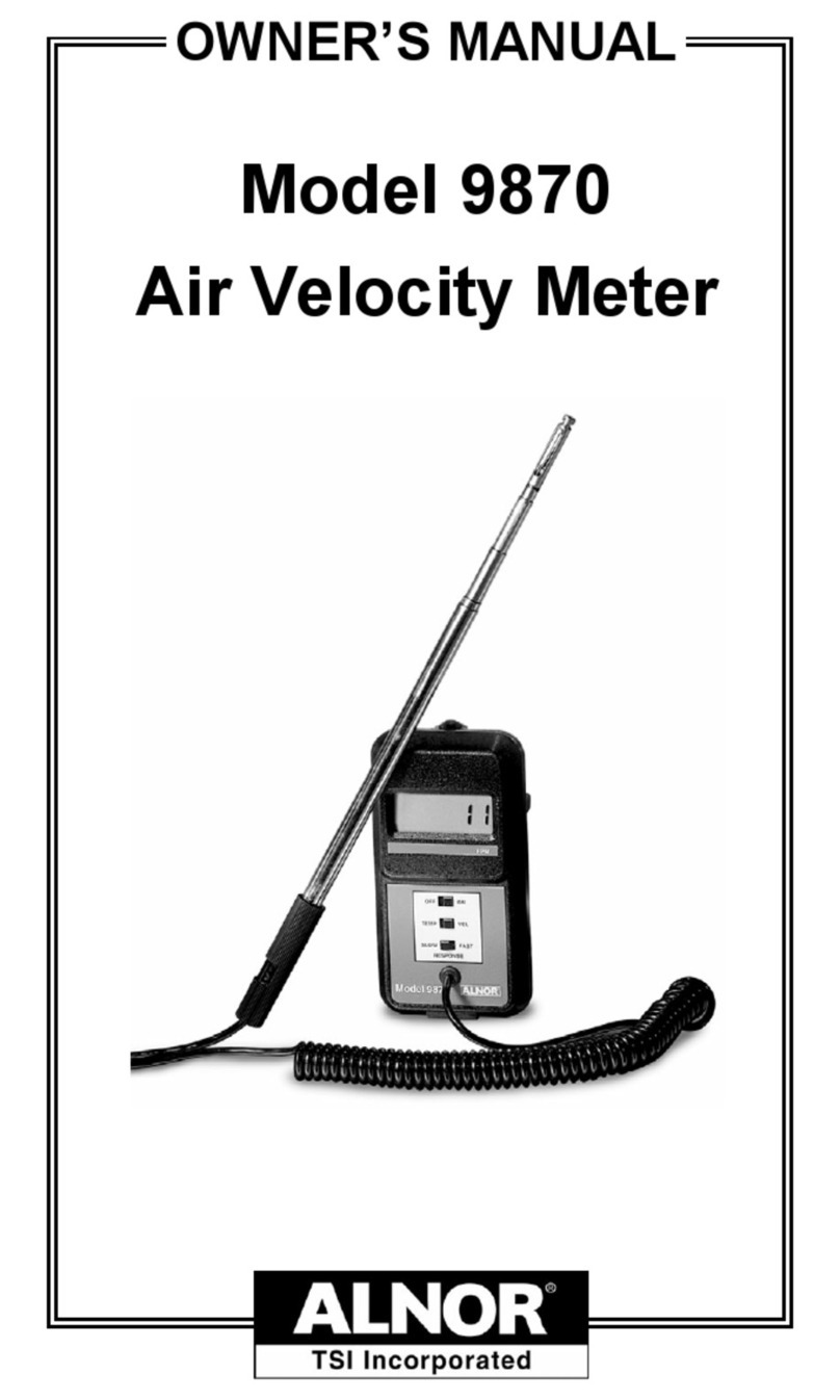 Alnor 9870 owner's manual