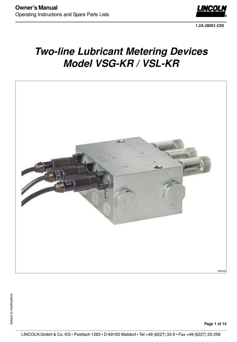 Lincoln VSG-KR owner's manual