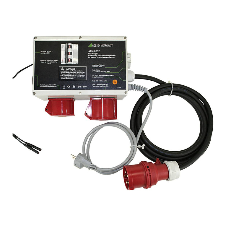 Gossen MetraWatt AT3-II S operating instructions