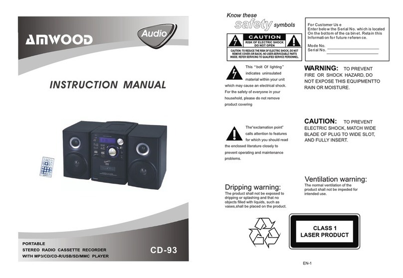 Amwood CD-93 instruction manual
