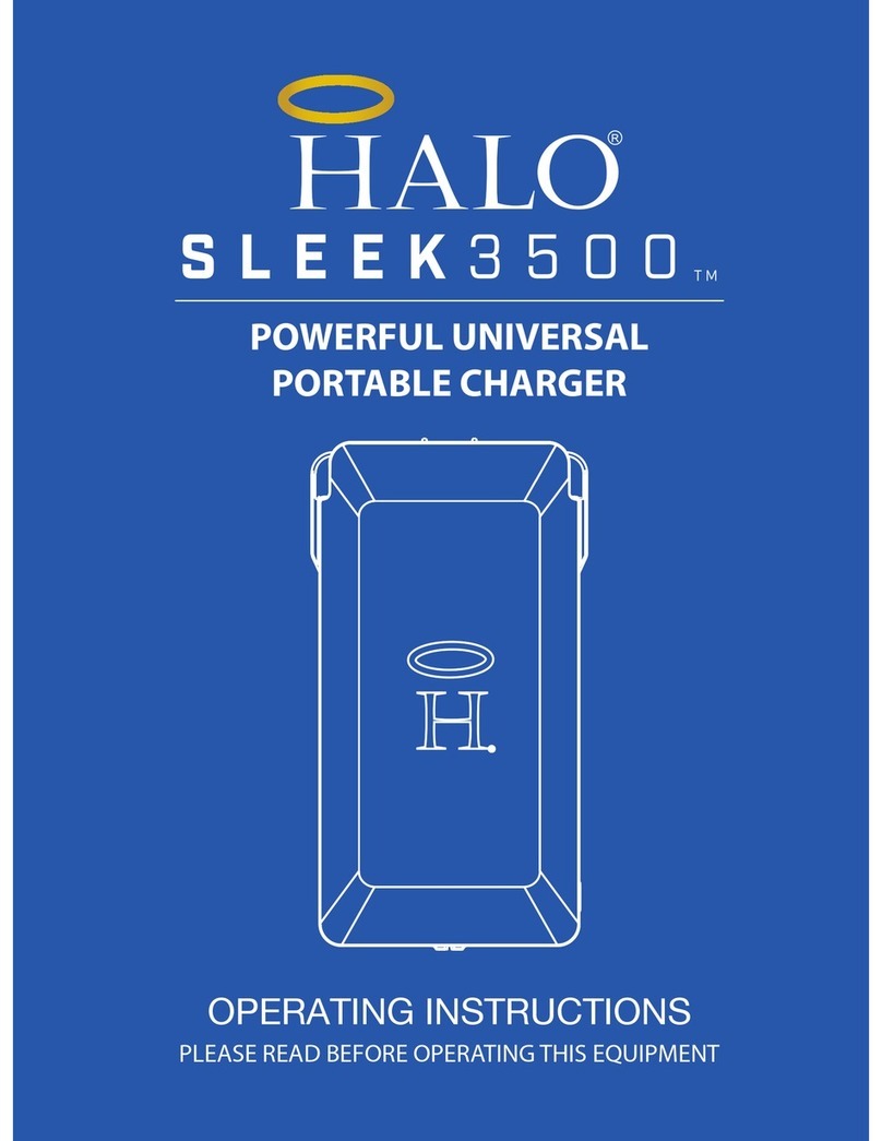 Halo SLEEK 3500 operating instructions