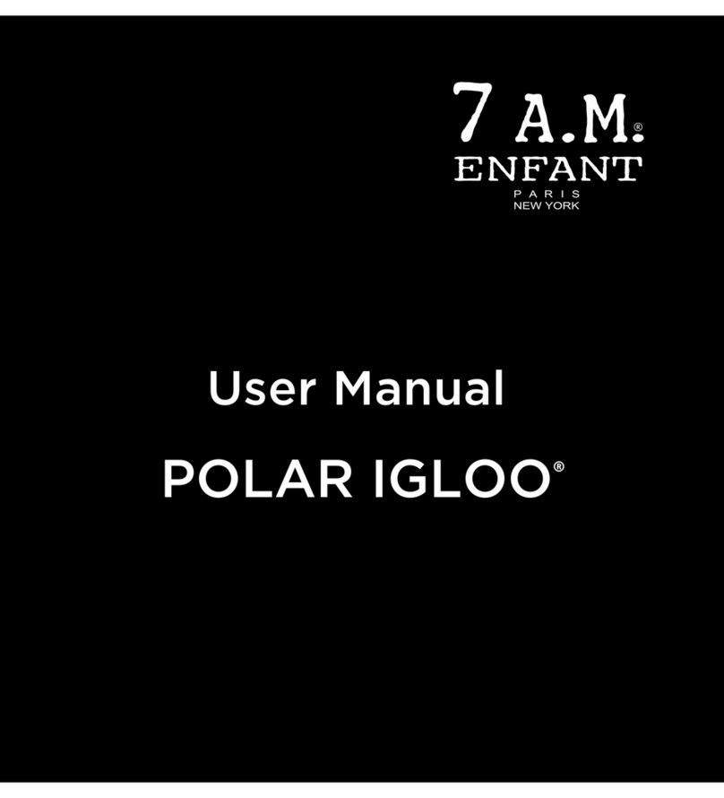7 A.M. Enfant POLAR IGLOO user manual