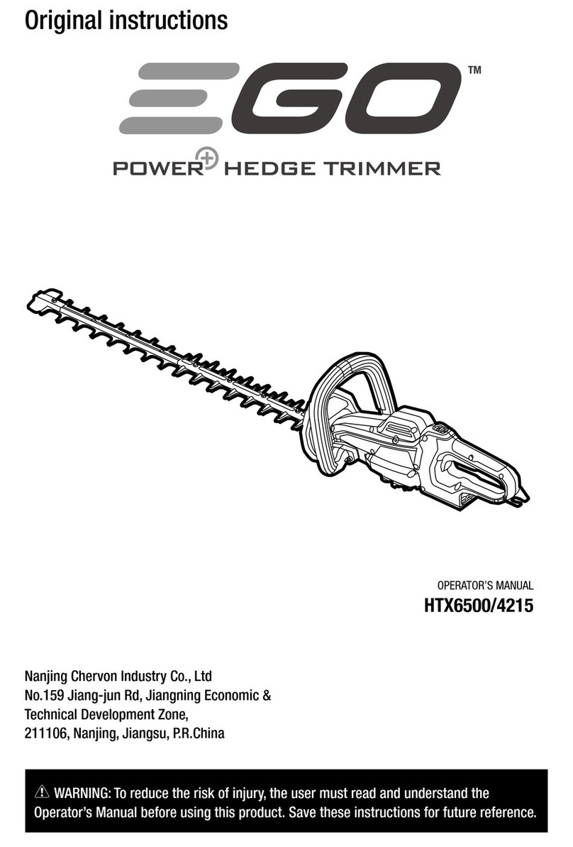 Ego Power+ HTX6500/4215 Original instructions