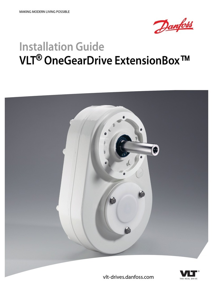Danfoss VLT OneGearDrive ExtensionBox User manual