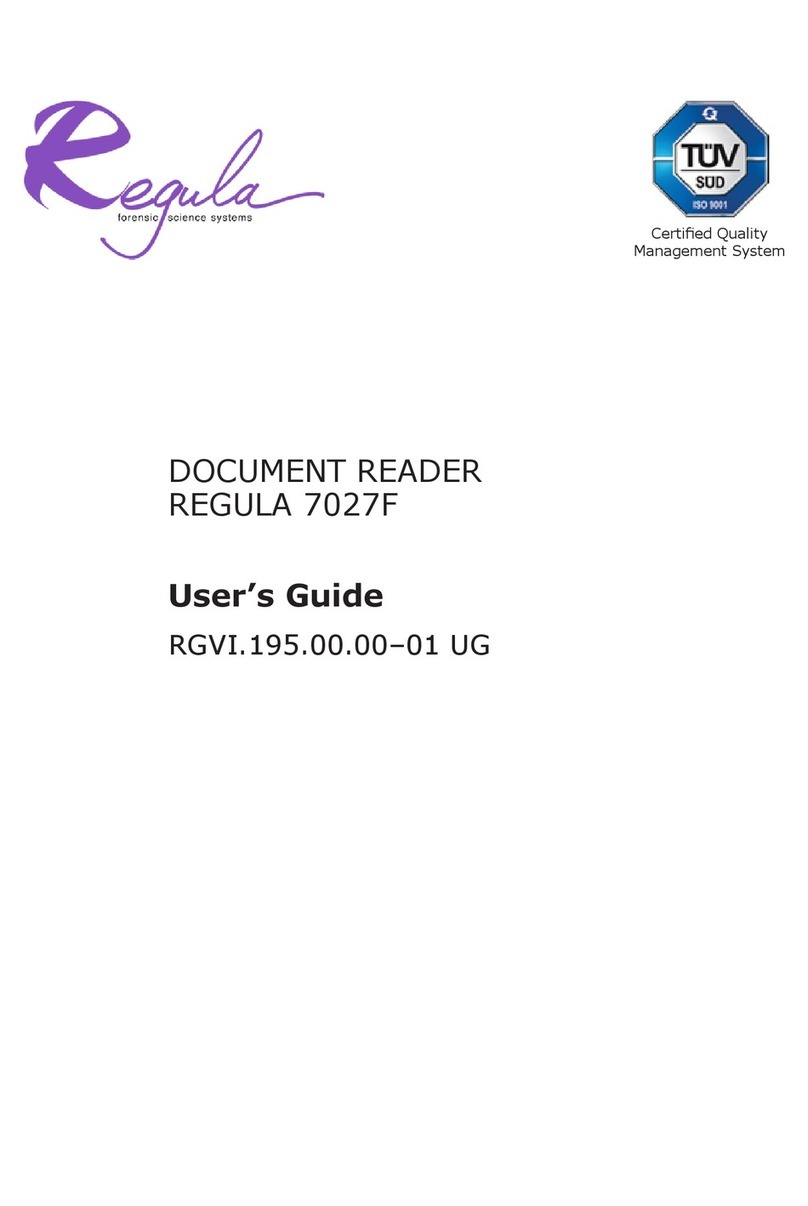 REGULA 7027F user guide