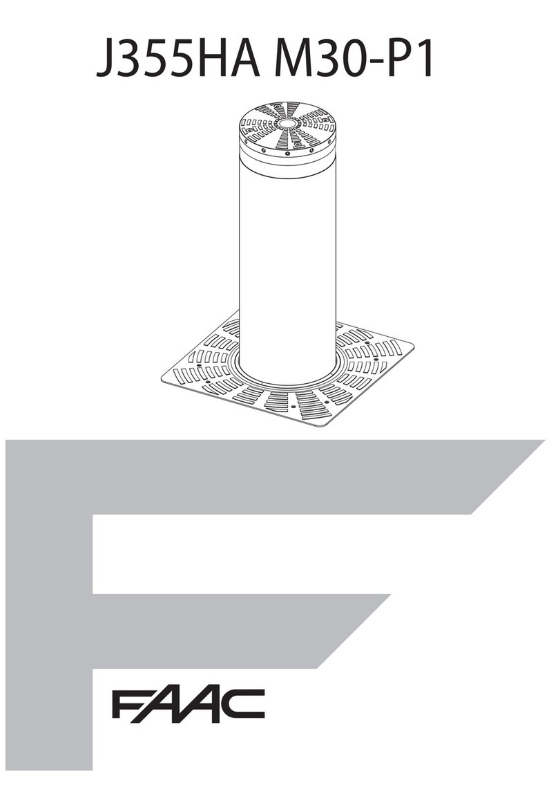 FAAC J355HA M30-P1 user manual