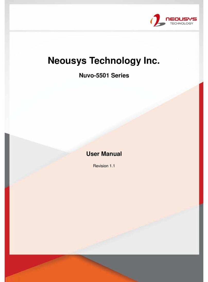 Neousys Technology Nuvo-5501 Series user manual Neousys Technology Nuvo-5501 Series user manual
