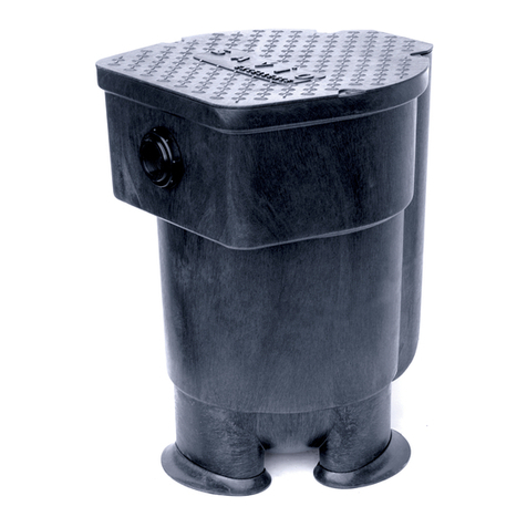 Savio F100 Livingponds Filter Operating Manual and Installation Instructions