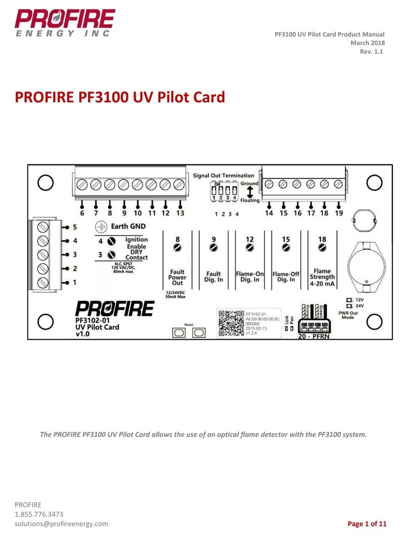Profire Energy PF3100 Series product manual