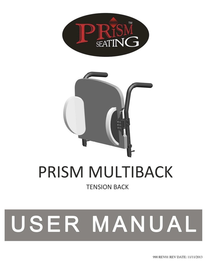 Future Mobility Healthcare PRISM MULTIBACK User manual