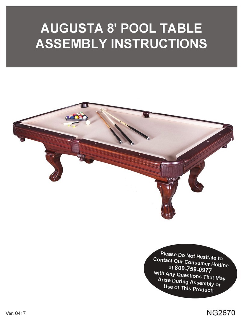 Carmelli AUGUSTA Assembly instructions