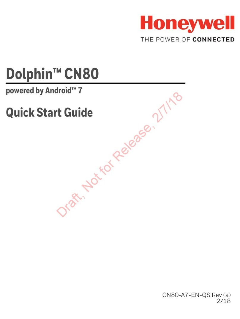 Honeywell Dolphin CN80 Operating and maintenance instructions