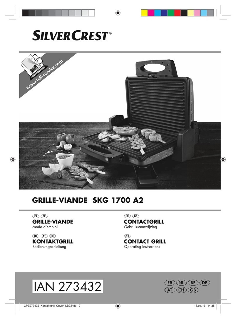 Silvercrest SKG 1700 A2 User manual