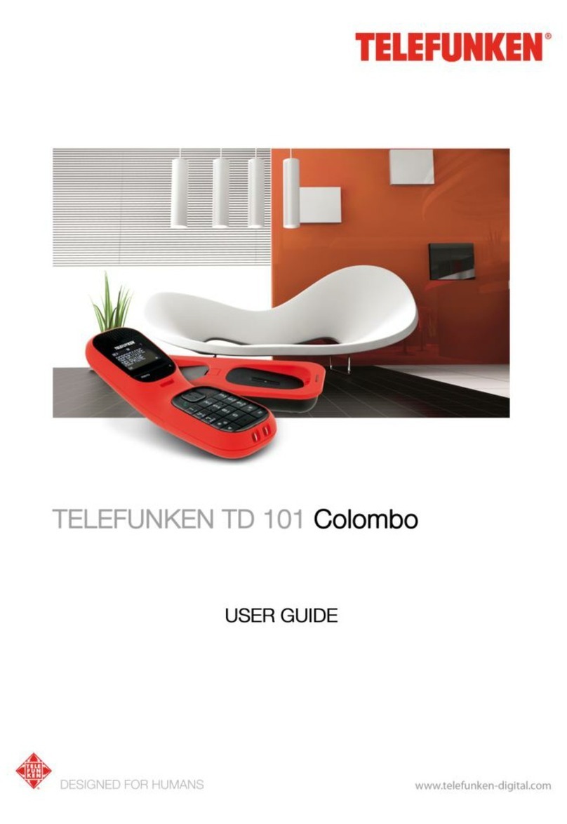 Telefunken Colombo TD 101 user guide