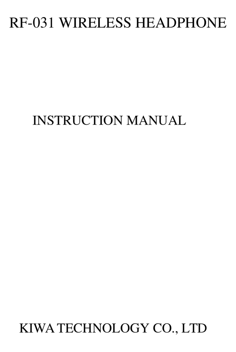 KIWA TECHNOLOGY CO., LTD RF-031 instruction manual