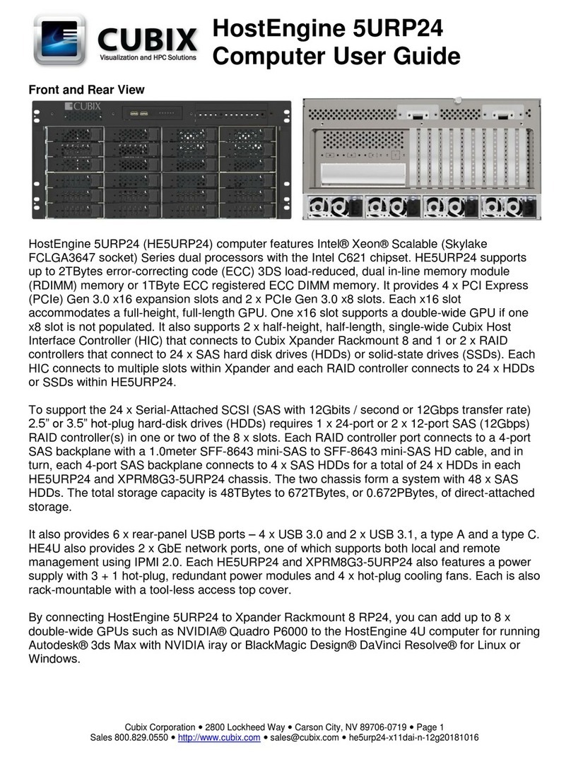 Cubix HostEngine 5URP24 user guide