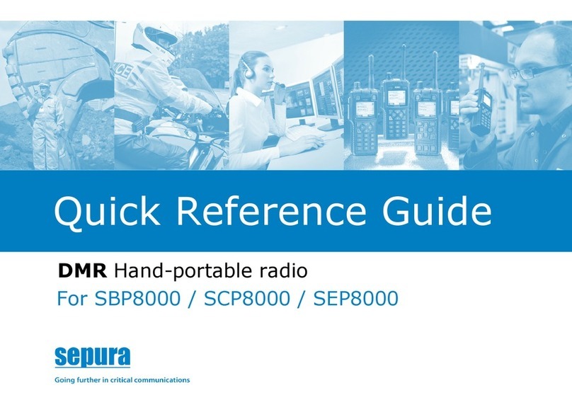 Sepura SBP8000 Quick reference guide