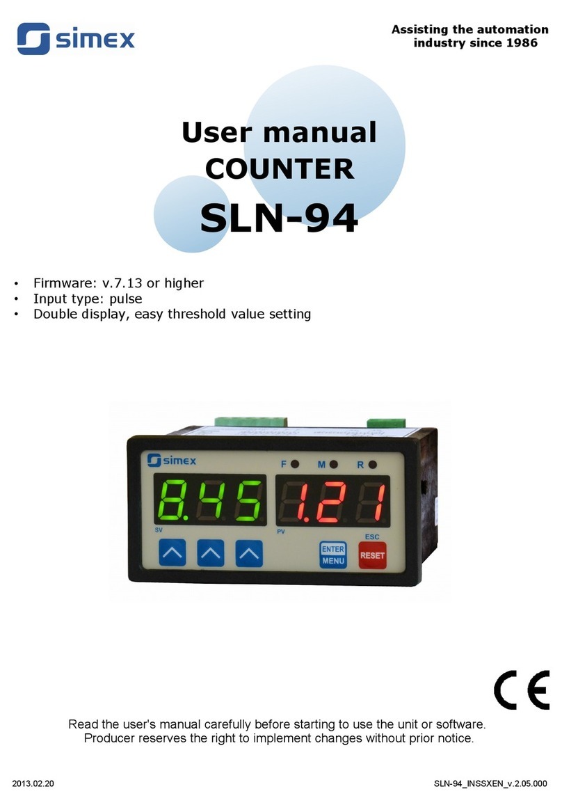 Simex SLN-94 User manual