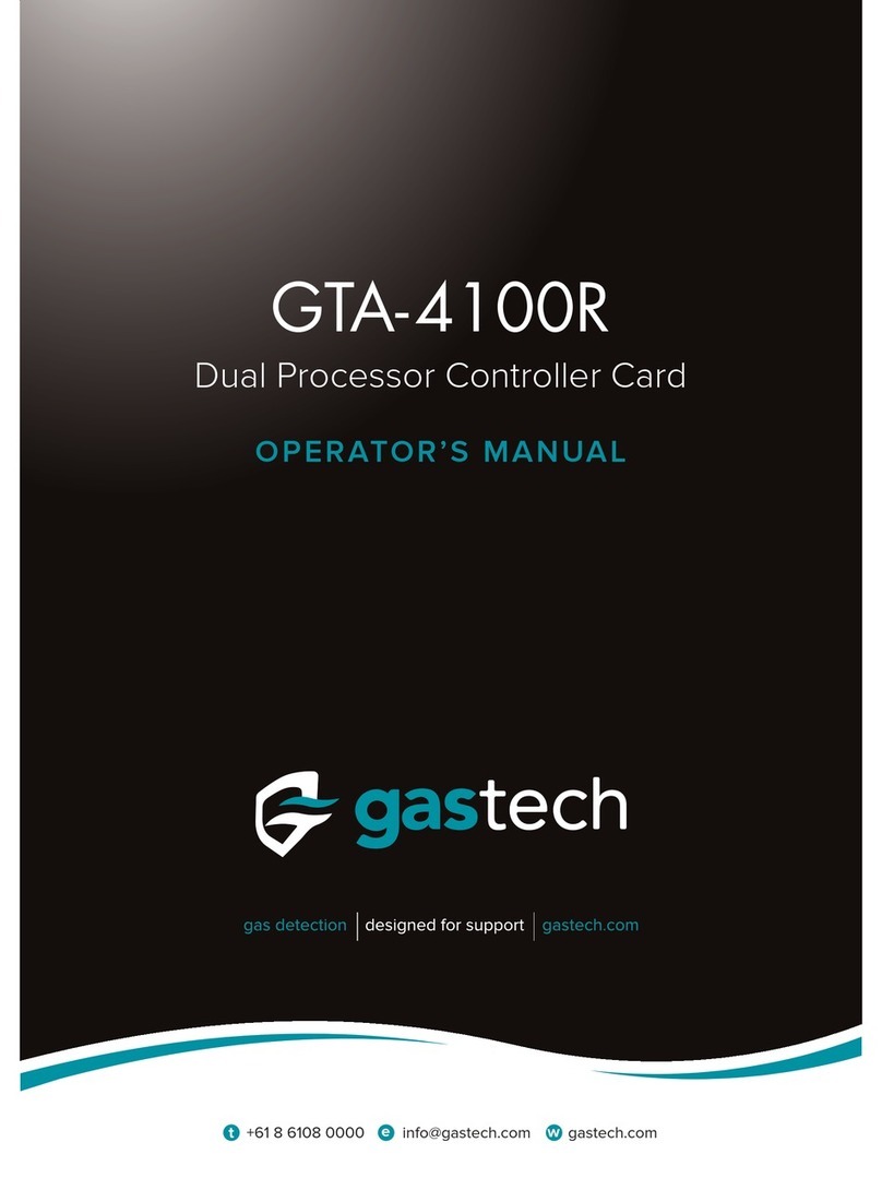 GasTech GTA-4100R Operator's manual