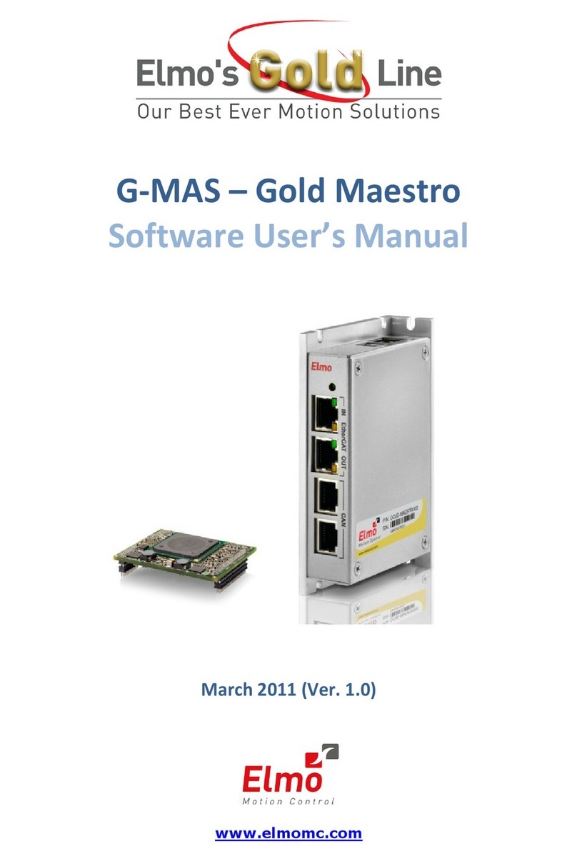 Elmo Gold Maestro G-MAS Software user manual