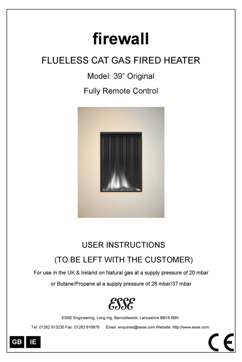 Esse Firewall 39" Original User instructions