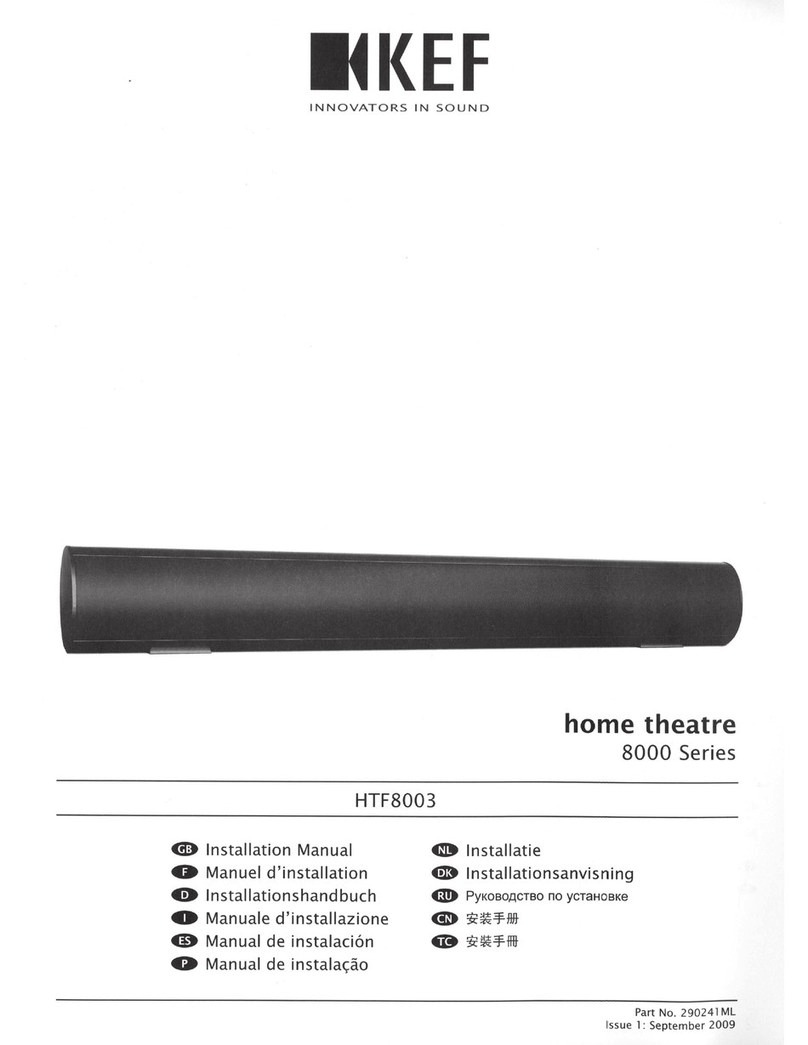 KEF 8000 Series User manual