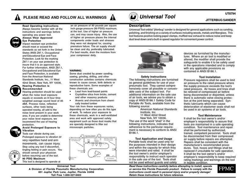 Universal Tool UT8794 User manual