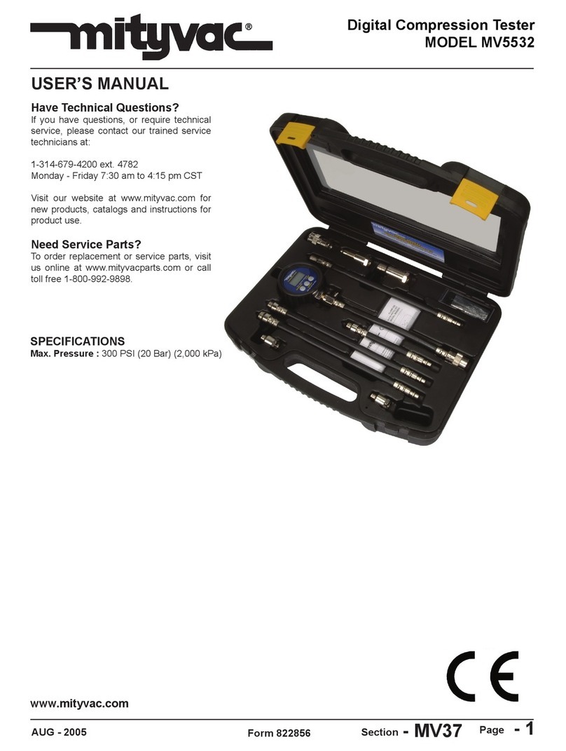 Mityvac MV5532 user manual