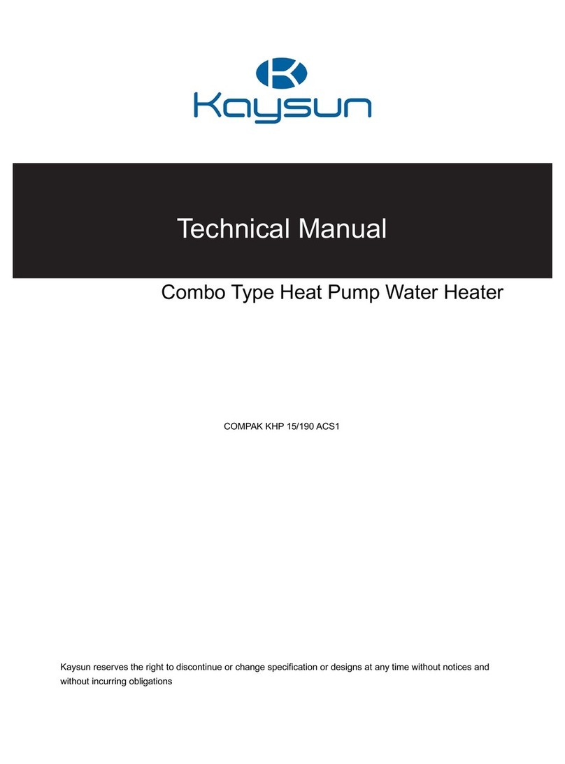 Kaysun COMPAK KHP 15/190 ACS1 User manual