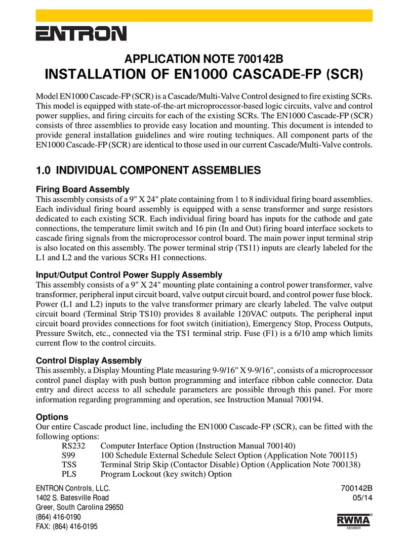 Entron EN1000 Cascade-FP (SCR) Application note