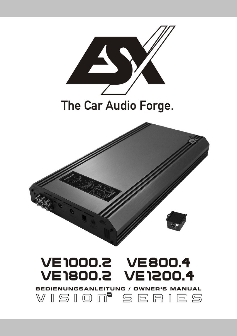 ESX vision2 Series owner's manual