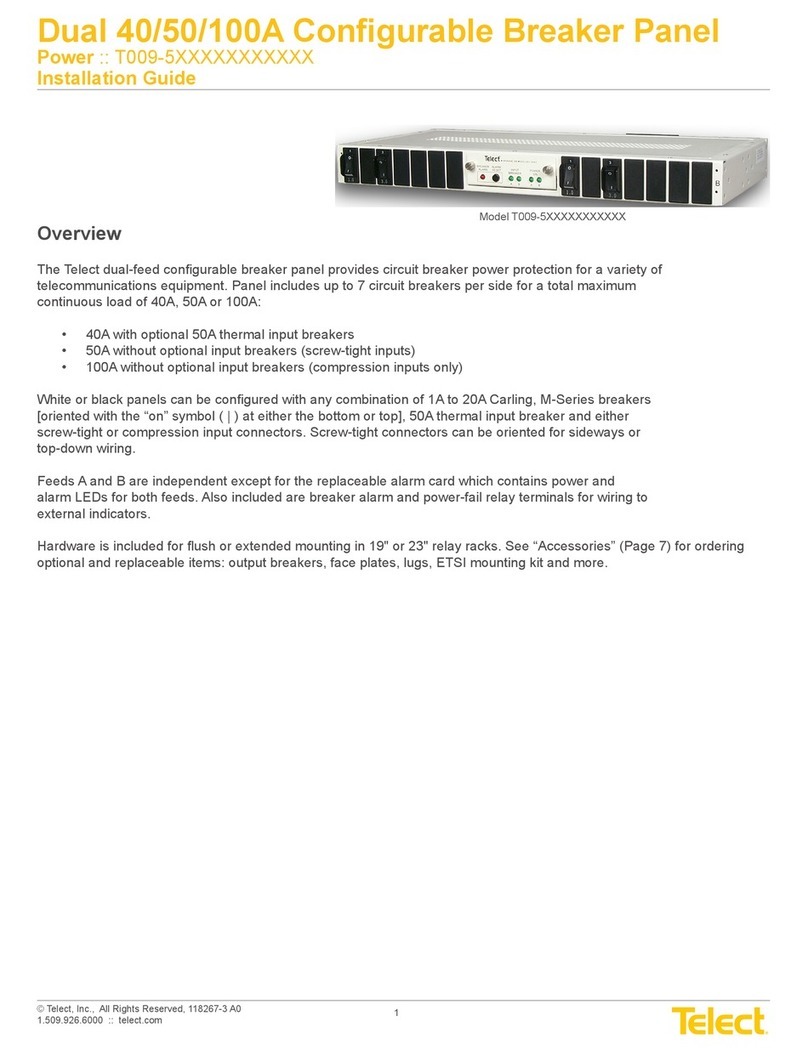 Telect T009-5 Series installation guide