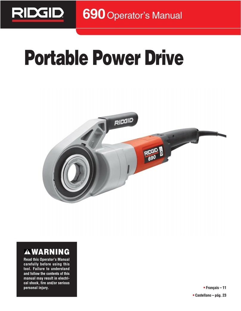 RIDGID 690 Operator's manual