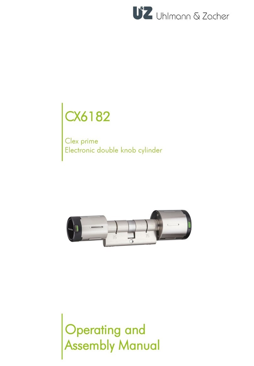 uhlmann & zacher CX6182 Assembly manual