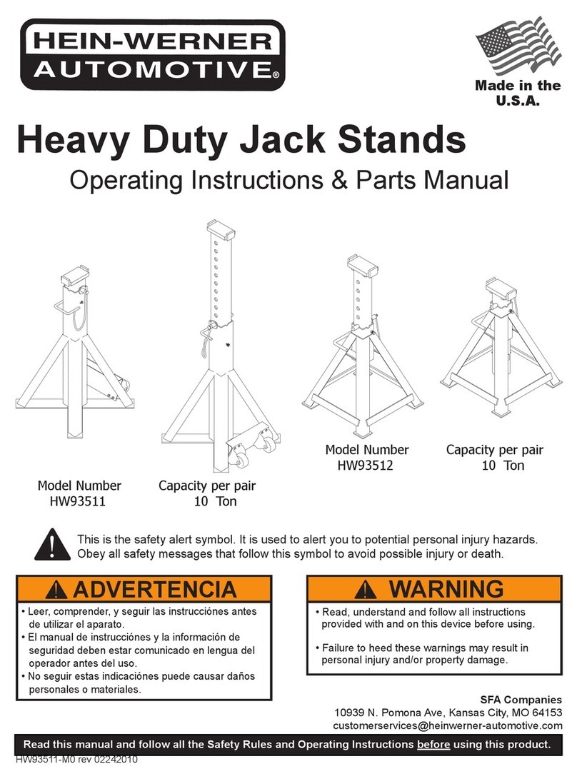 HEIN-WERNER AUTOMOTIVE HW93511 operating instructions HEIN-WERNER AUTOMOTIVE HW93511 operating instructions