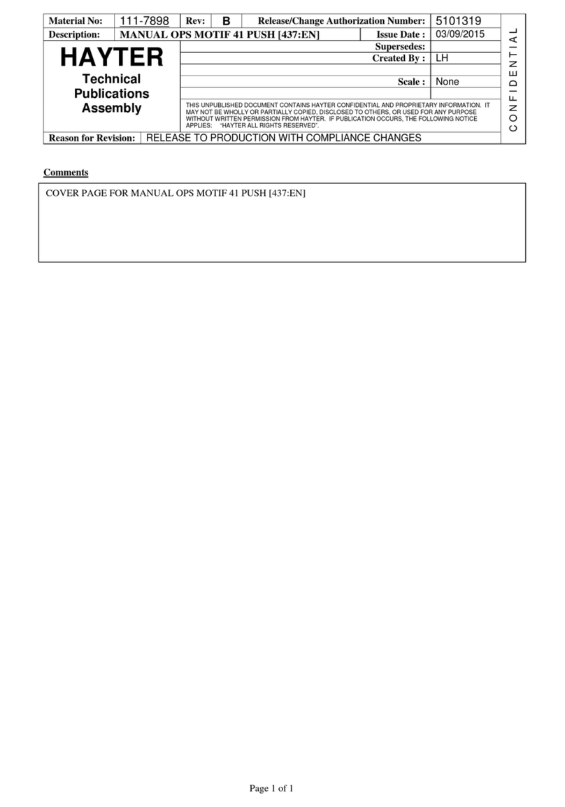 Hayter Motif 41 Push User guide Hayter Motif 41 Push User guide
