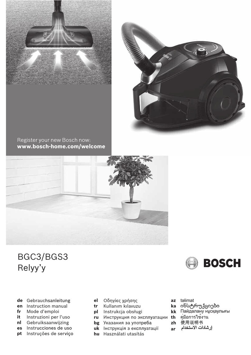 Bosch BGC3 instruction manual