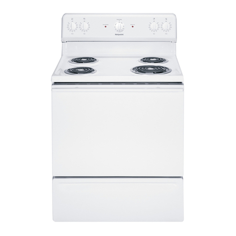 Hotpoint RB524 Installation guide