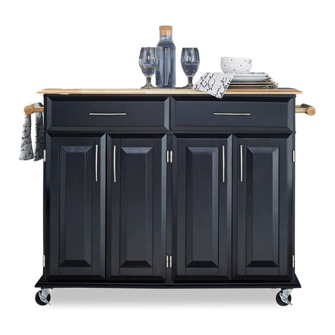 Home Styles Kitchen Cart User manual