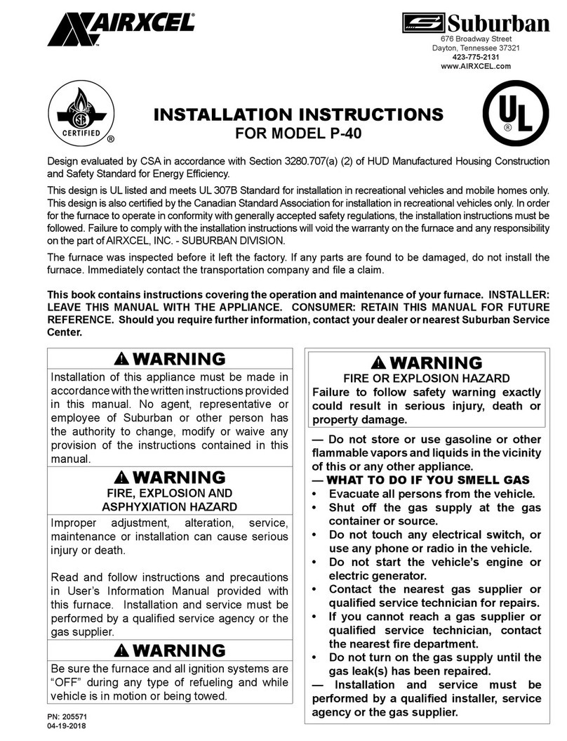 Suburban P-40 User manual