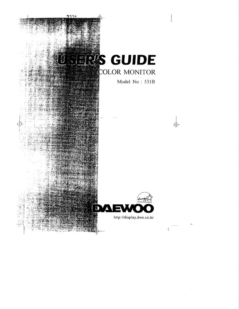 Daewoo 531B User manual