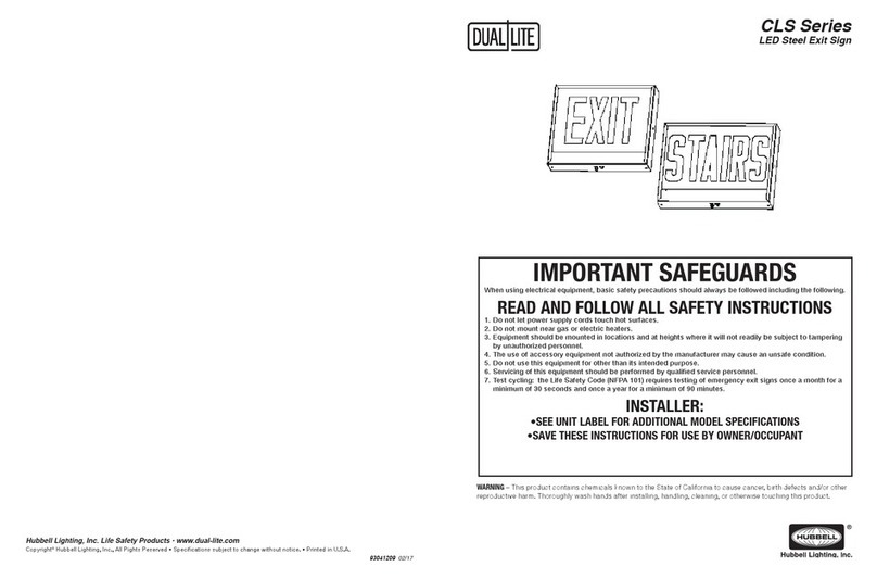 DualLite CLS Series installation instructions