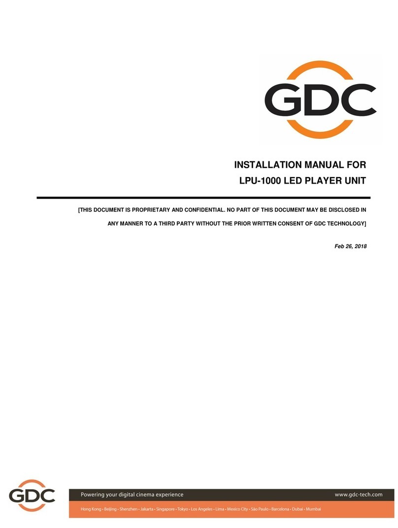 GDC LPU-1000 installation manual